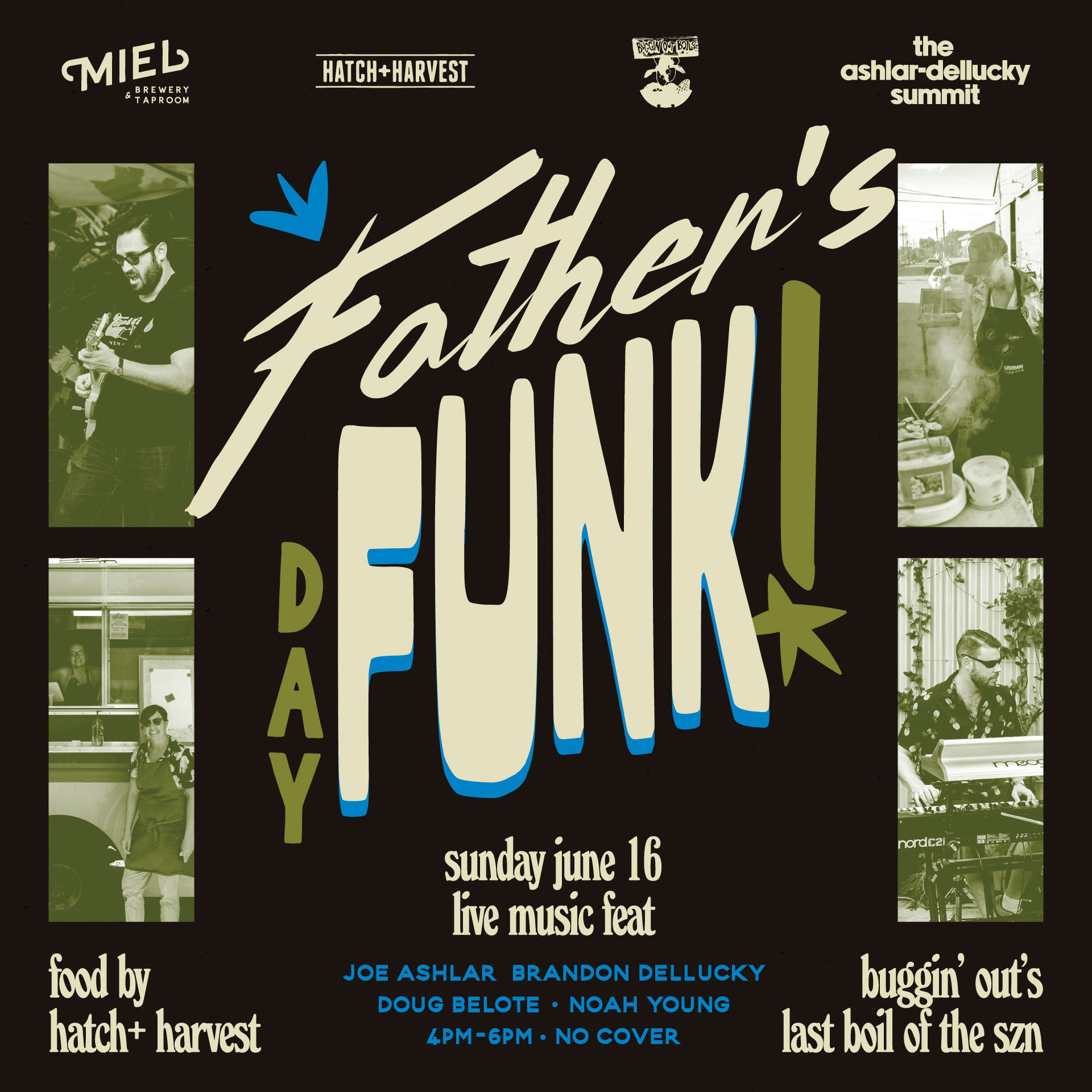 Father's Day Funk event poster square