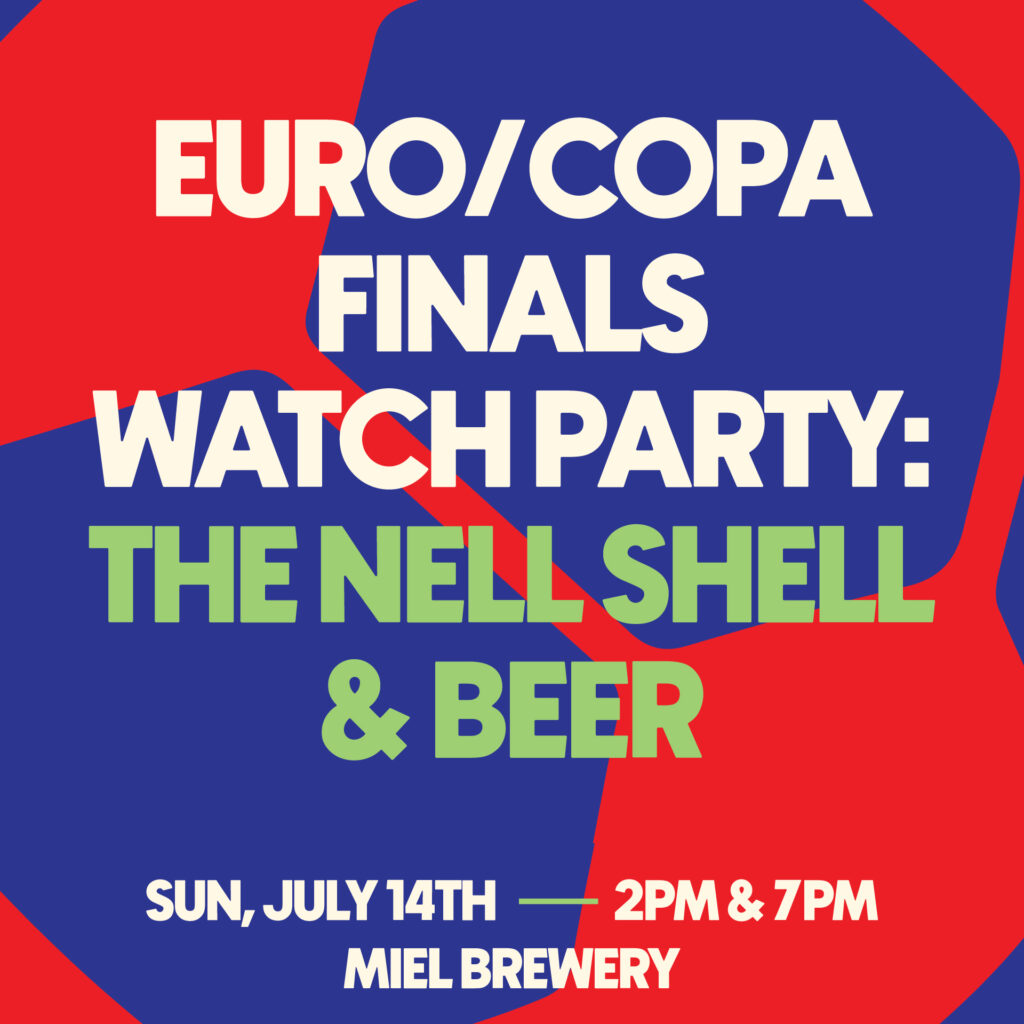 Euro/Copa Final Watch Party square flyer