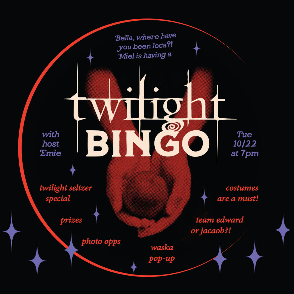 Twilight Bingo at Miel Brewery square flyer